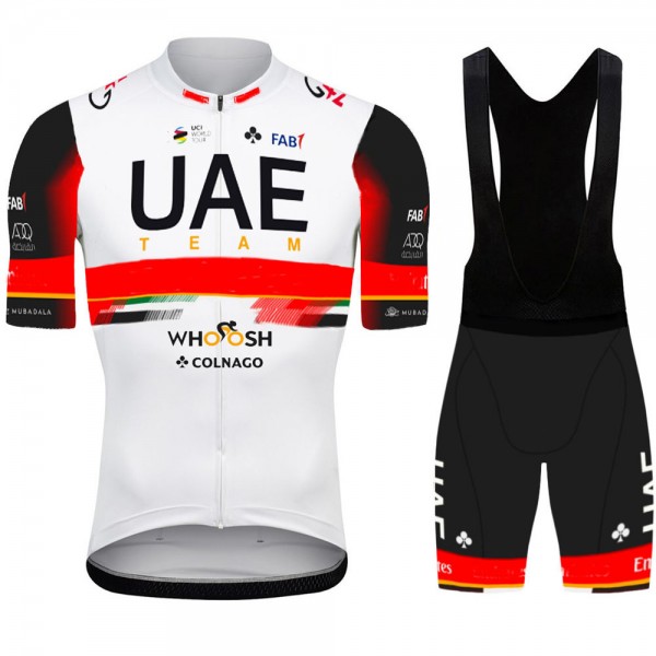 2021 UAE Emirates Pro Team Fietskleding Fietsshirt Korte Mouw+Korte Fietsbroeken Bib 954