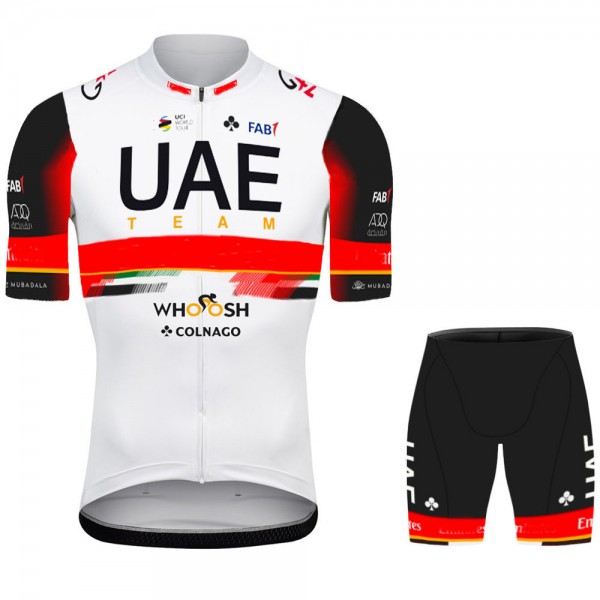 2021 UAE Emirates Pro Team Fietskleding Fietsshirt Korte Mouw+Korte Fietsbroeken 955