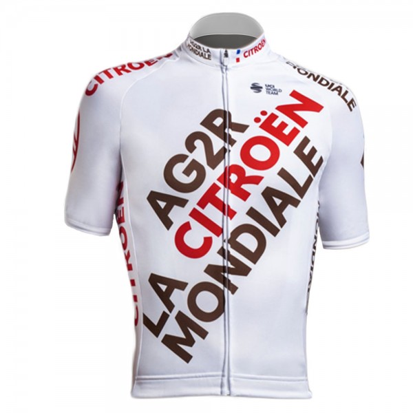 2021 Ag2r Mondiale Citroen Team Fietskleding Fietsshirt Korte Mouw 708