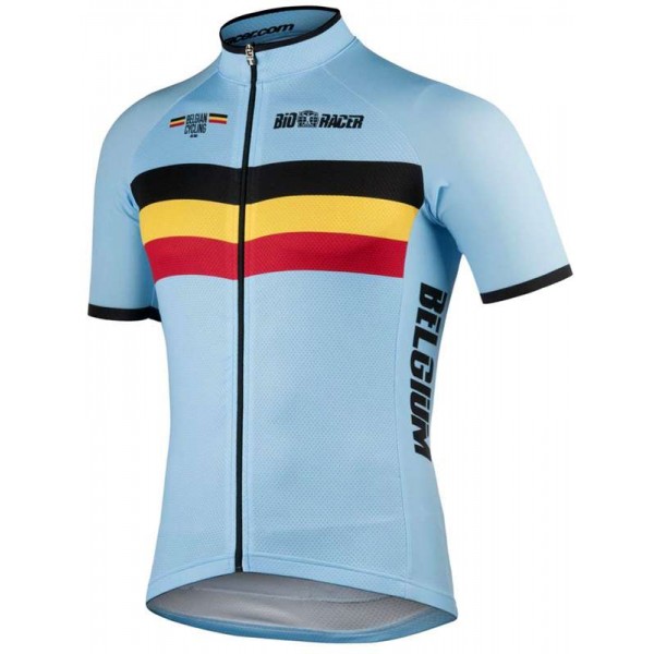 BELGIEN 2020 Fietsshirt Korte Mouw langer RV-BioRacer Fietsen National Team 2020005