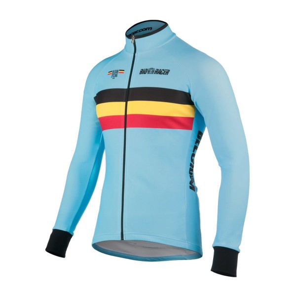 BELGIEN 2020 Wielershirts lange mouw-BIORACER Fietsen National Team 2020009