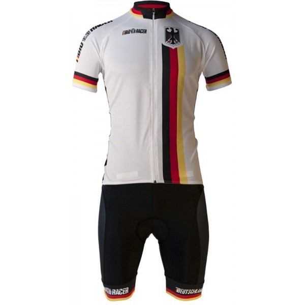 DEUTSCHLAND BDR 2020 Wielerkleding Wielershirt Korte+Korte Fietsbroeken-BioRacer Fietsen National Team 2020013