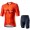 2021 INEOS Grenadier Pro Team Fietskleding Fietsshirt Korte Mouw+Korte Fietsbroeken Orange 820