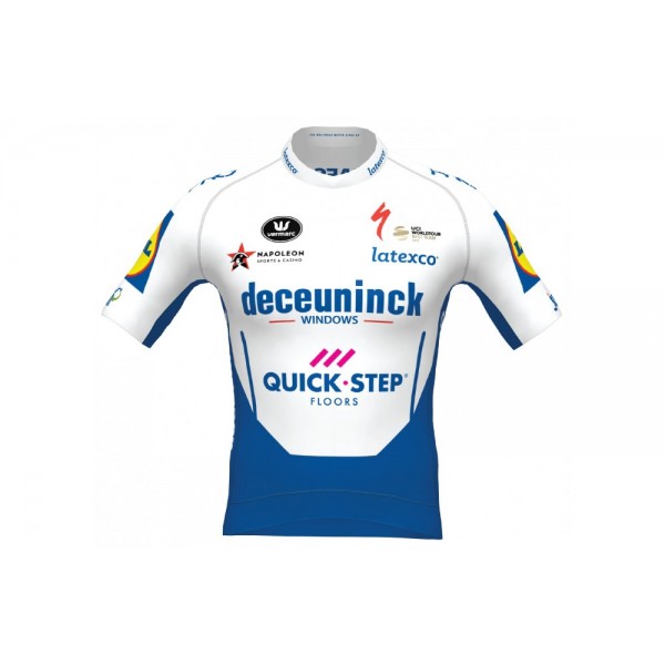 2020 DECEUNINCK QUICK-STEP FLOORS Race PRR Fietsshirt Korte Mouw 2020200