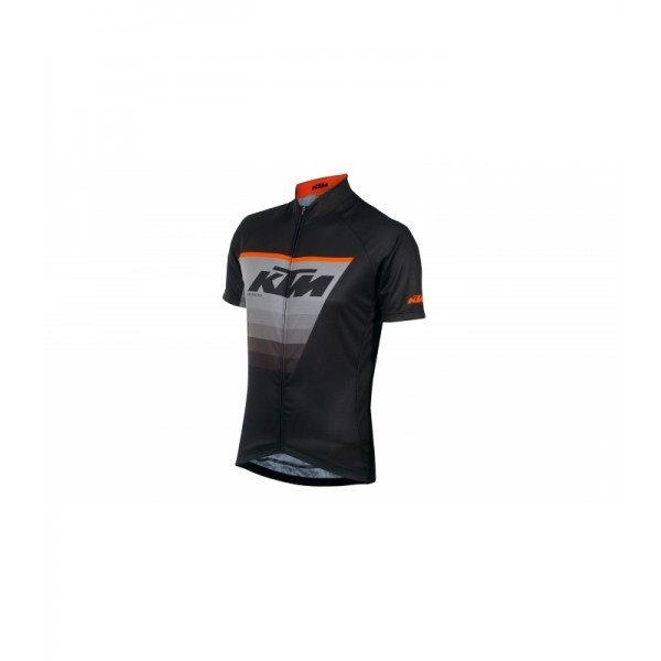 KTM FACTORY LINE zwart-grau-orange 2020 Fietsshirt Korte Mouw 2020187