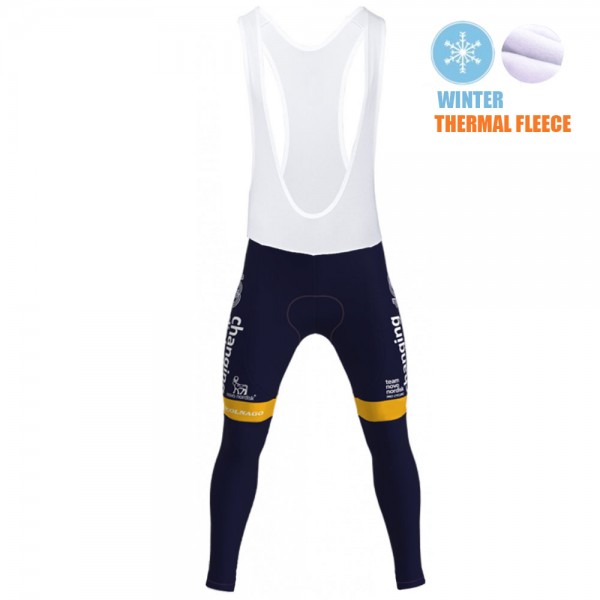 2021 Winter Fleece novo nordisk Pro Team Lange Fietsbroek Bib 902