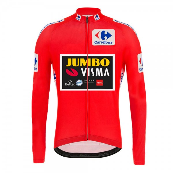 2021 Jumvo Visma Spanish Pro Team Fietsshirt Lange Mouw 873