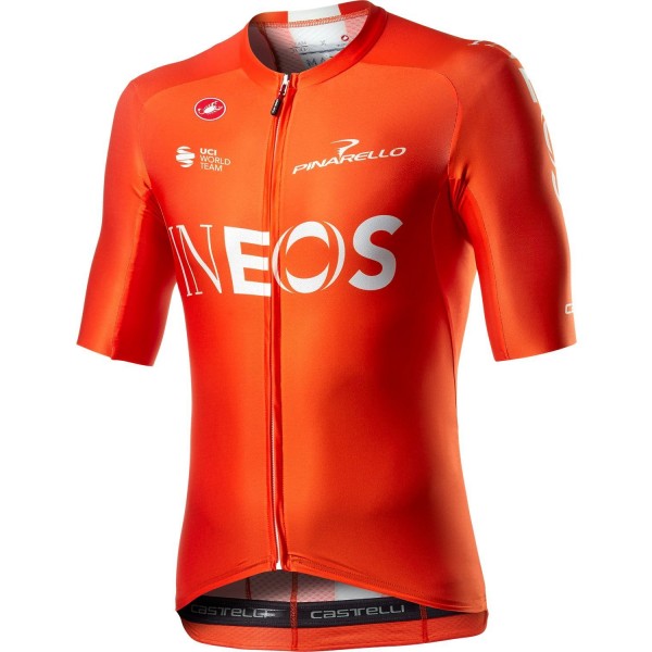 TEAM INEOS 2020 training edition Aero Race 60 Fietsshirt Korte Mouw langer RV CASTELLI Fietsen Profteams 2020036