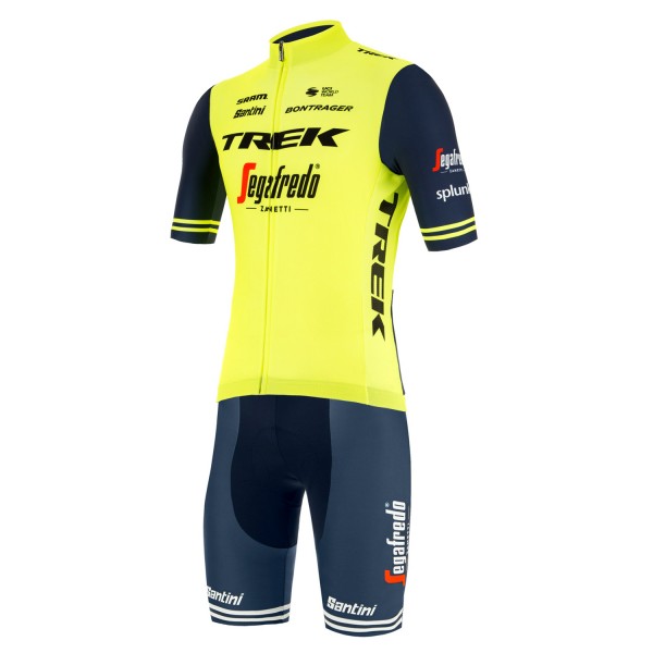 TREK-SEGAFREDO 2020 training edition Set Fietsshirt Korte Mouw+Korte fietsbroeken Bib 2020051