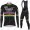 Deceuninck quick step 2021 UCI World Champion Wielerkleding Set Fietsshirts Lange Mouw+Lange Fietsrbroek Bib 2021029