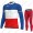 France FDJ 2021 Wielerkleding Set Fietsshirts Lange Mouw+Lange Fietsrbroek Bib 2021383