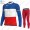 France FDJ Winter Thermal Fleece 2021 Wielerkleding Set Fietsshirts Lange Mouw+Lange Fietsrbroek Bib 2021403