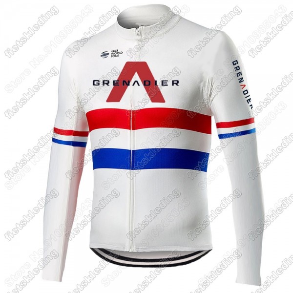 Team INEOS Grenadier 2021 Fietsshirt Lange Mouw 2021082