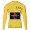 Team INEOS Grenadier Tour De France 2021 Mannen Fietsshirt Lange Mouw Yellow 2021153