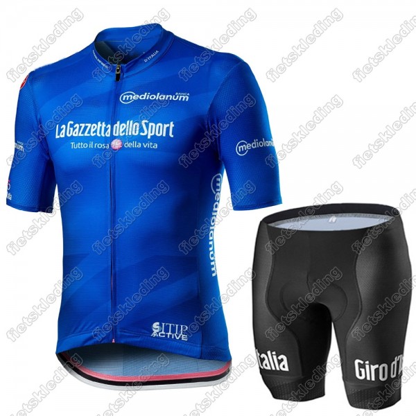 Giro D-italia 2021 Wielerkleding Set Fietsshirts Korte Mouw+Korte Wielerbroek Bib 2021421