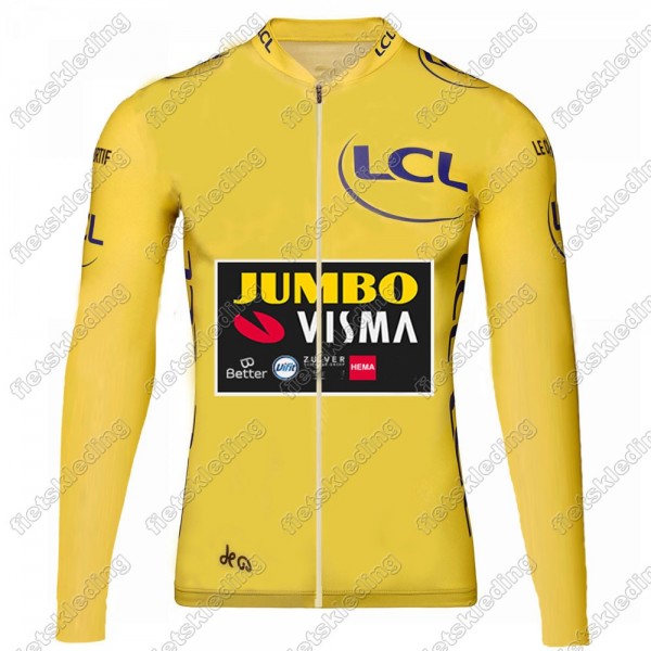 Jumbo Visma 2021 Tour De France Fietsshirt Lange Mouw 2021266