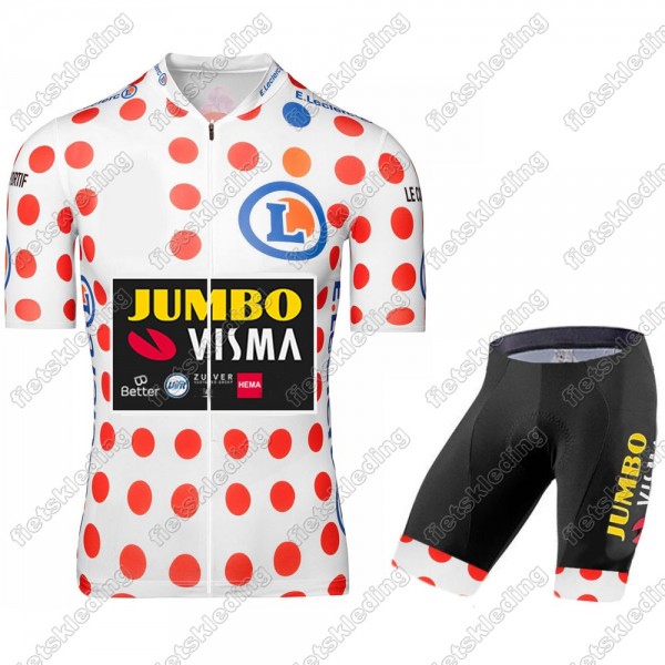 Jumbo Visma 2021 Tour De France Wielerkleding Set Fietsshirts Korte Mouw+Korte Wielerbroek Bib 2021272