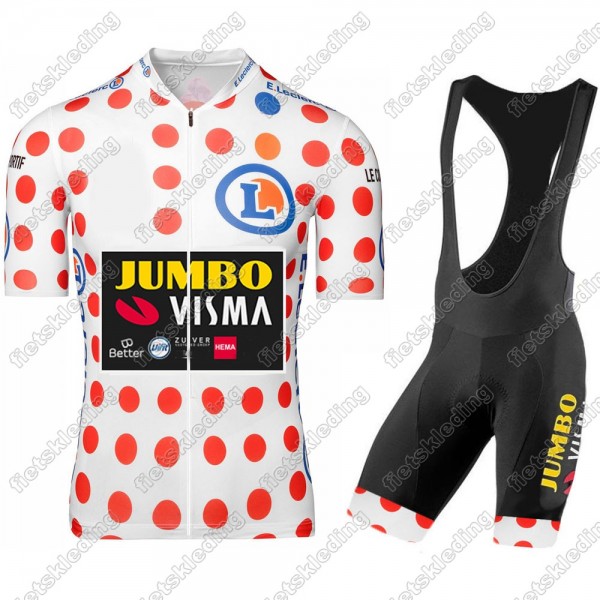 Jumbo Visma 2021 Tour De France Wielerkleding Set Fietsshirts Korte Mouw+Korte Wielerbroek Bib 2021273