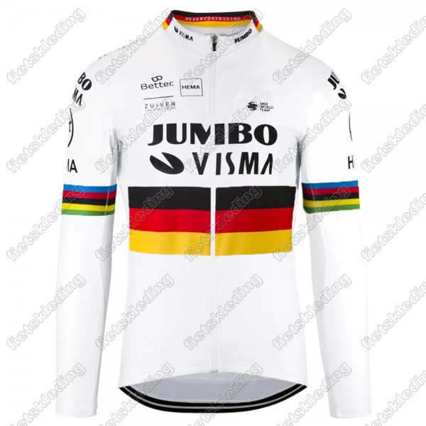 Jumbo Visma 2021 Germany Maillot Cyclisme Manches Longe 2021208