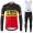 Jumbo Visma 2021 Belgium Wielerkleding Set Fietsshirts Lange Mouw+Lange Fietsrbroek Bib 2021218