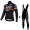 2015 De Rosa Santini Fietskleding set Fietsshirt Lange Mouwen+lange fietsbroeken Bib 2130