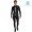 2019 Casteli TRAS zwart Thermo Wielerkleding Set Wielershirts lange mouw+fietsbroek lang met RTJG238
