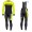 2019 Scott-RC PRO zwart-geel Thermo Wielerkleding Set Wielershirts lange mouw+fietsbroek lang met CYLA299