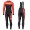 2019 Scott-RC PRO zwart-rood Vetements Cyclisme Velo Manches longues+longues Pantalon Bib HPOM568