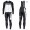 2019 Scott-RC PRO zwart-wit Thermo Wielerkleding Set Wielershirts lange mouw+fietsbroek lang met JCJW552