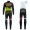 2019 Scott Sram zwart-geel Thermo Wielerkleding Set Wielershirts lange mouw+fietsbroek lang met KLCL535