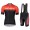 2019 Scott RC rood-zwart Fietskleding Set Fietsshirt Korte Mouw+Korte fietsbroeken KXGH257