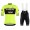 2019 Trek-Segafredo Fabrik Profteams geel Fietskleding Set Fietsshirt Korte Mouw+Korte fietsbroeken NQWF797