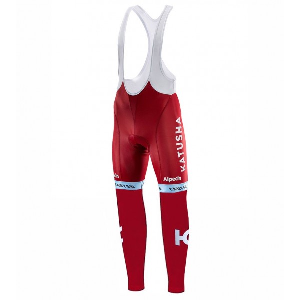 2017 Katusha Alpecin rood Lange fietsbroeken Bib 2482