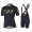 2017 Team FOX Dames zwart geel FIetskleding Set Wielershirt Korte Mouw+Korte Fietsbroeken Bib 505RGUPJ 2017082245