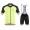 Giordana 2017 Team Silber Line zwart-geel FIetskleding Set Wielershirt Korte Mouw+Korte Fietsbroeken Bib 898JHKNU 2017082255