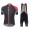 Santini Profteams 2017 Airform 20 zwart-Rood FIetskleding Set Wielershirt Korte Mouw+Korte Fietsbroeken Bib 262GJXOI 2017082318