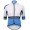 Santini Profteams 2017 Photon 30 wit-blauw Fietsshirt Korte Mouw 546QWTEA 2017082332