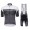 Santini Profteams 2017 Sleek Plus 10 wit-Noir FIetskleding Set Wielershirt Korte Mouw+Korte Fietsbroeken Bib 548DMLIU 2017082354