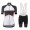 Dames Santini Stella 2017 wit FIetskleding Set Wielershirt Korte Mouw+Korte Fietsbroeken Bib 781NSPYR 2017082356