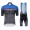 Santini Profteams 2017 Sleek Plus 10 blauw-Noir FIetskleding Set Wielershirt Korte Mouw+Korte Fietsbroeken Bib 893BXIGM 2017082342