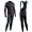 2017 Northwave Blade NW zwart Winter Set Wielerkleding Wielershirt lange mouw+Lange fietsbroeken Bib 2516