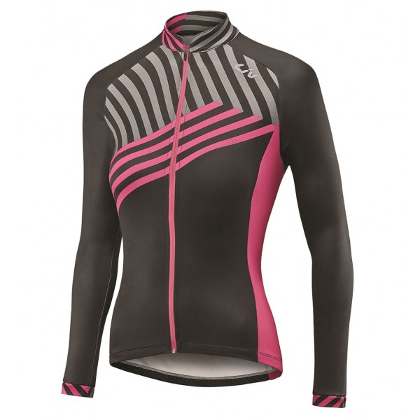 2017 Liv Accelerate Dames zwart-Rose Fietsshirt lange mouw 2486