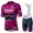 Purple giro d-italia 2021 Ineos Grenaider Fietskleding Fietsshirt Korte Mouw+Korte Fietsbroeken Bib 2021062619