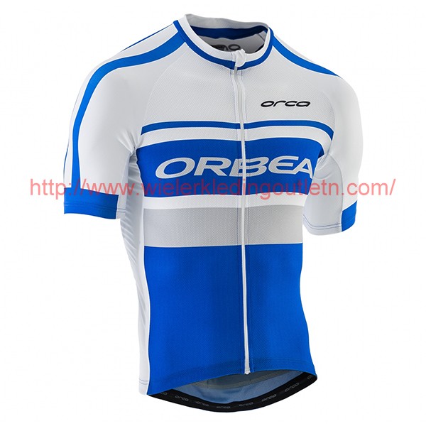 2016 ORBEA A dition Fietsshirt Korte Mouw Blauw wit 201717153