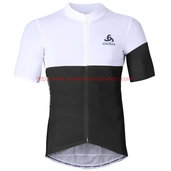 2016 Odlo Kamikaze wit Zwart Fietsshirt Korte Mouw 201717144