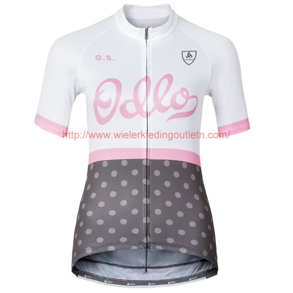 2016 Odlo Ride Dames wit Fietsshirt Korte Mouw 201717147