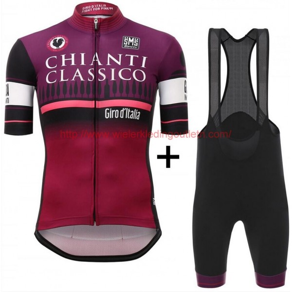 Chianti Classico Giro d-Italia Fietskleding Fietsshirt Korte+Korte Fietsbroeken Bib 201717067