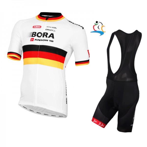 2016 BORA-ARGON 18 Wielerkleding Wielershirt Korte Mouw German Champion 17041813