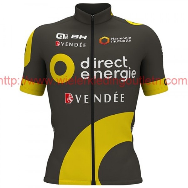 2017 Direct Energie Fietsshirt Korte Mouw 201717441