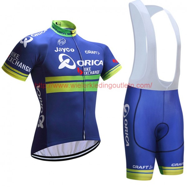 2017 Orica Fietskleding Fietsshirt Korte+Korte Fietsbroeken Bib 201717551